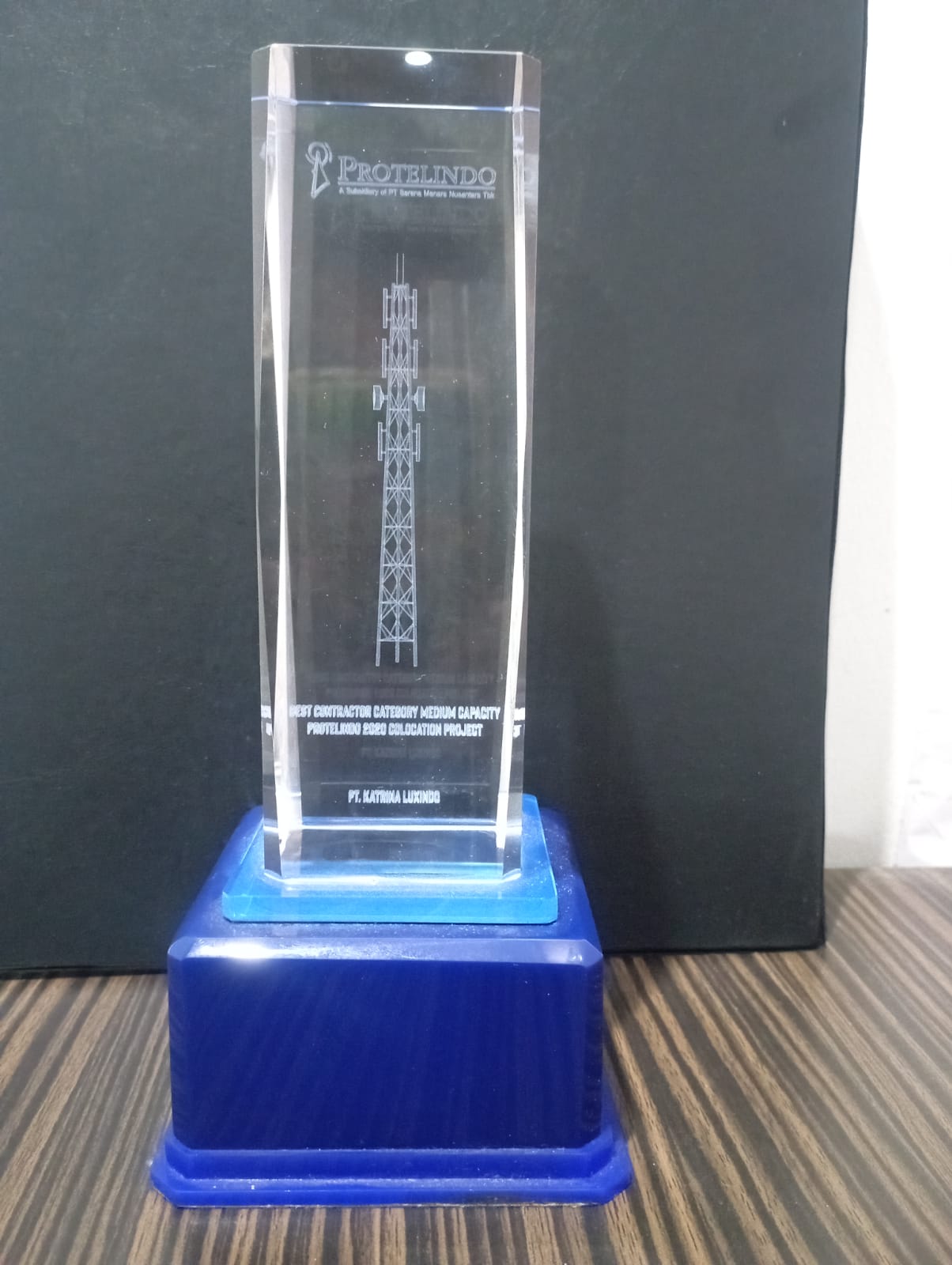 Protelindo Vendor Award - Best CME Contractor 2021 